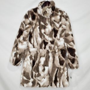 Via Spiga Faux Fur Reversible Coat